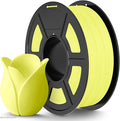 TECBEARS High Speed PLA 3D Printer Filament，Matte PLA Filament 1.75mm for High Speed 50-600mm/s, High Toughness Matte Filament, Yellow 1KG by TECBEARS
