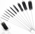 LOVEINUSA Straw Cleaner Brush, 10 Pieces 8.2 Inch Bottle Brush, Nylon Tube Brushes Kit for Reusable Drinking Straws, Sippy Cup, Tumbler, Water Bottle by LoveInUsa