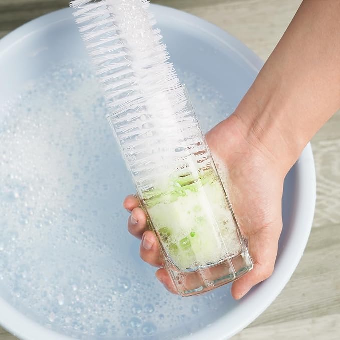 LiKee Super-Long 18" Bottle Cleaning Brush, Extra-Large 2.5” Wide Cleaner, Flexible Long Handle Brush for Water Bottle, Cups, Baby Bottle - Image 6