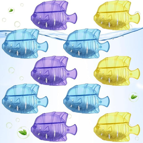 10PC Humidifier Cleaner Fish Universal Humidifier Tank Cleaner Works in All humidifiers and Fish Tanks Purifies Water, Prevent Hard Water Build-Up,Demineralization Cleaner(Blue Yellow Purple) by VZZNN