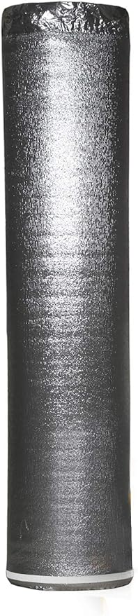 AMERIQUE 200SQFT Premium 3MM Thick Silver Super Quiet Floor Underlayment Padding with Tape & Vapor Barrier 3-in-1 Heavy Duty, 200 Square Feet (1 ROLL / 200 SQFT) by AMERIQUE