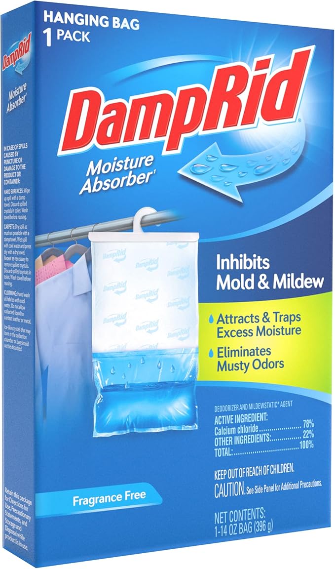 DampRid Fragance Free Hanging Moisture Absorber, 14 ounce (Pack of 6) - Image 2