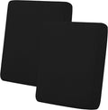 Easy-Going Stretch Individual Loveseat Couch Cushion Cover Sofa Cushion Furniture Protector Sofa slipcover Soft Flexibility with Elastic Bottom (2-Piece Loveseat Cushion Cover, Black) by Easy-Going