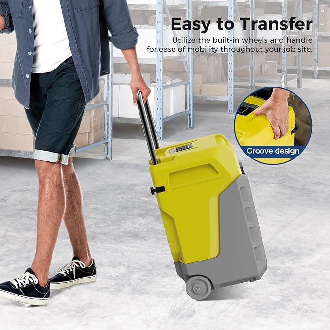ALORAIR 170 Pints LGR Commercial Dehumidifier with Pump & Drain Hose, Portable Insutrial Dehumidifier for Basments, Home, Job Sites, Fit for 2,100 Sq.Ft Space with Wheels - Image 7