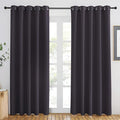 NICETOWN Greyish Purple Blackout Curtains 84 inch Length, Grommet Top Room Darkening Drapes for Bedroom Living Room, Light Blocking Window Covering for Privacy (W66 x L84 Inch, 1 Panel) by NICETOWN