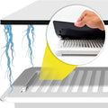 Powerful Magnetic Vent Covers (3-Pack) That Will Never Fall Off (Upgraded Design) - for Sealing Floor/Wall/Ceiling Registers of Width 5.25" to 6", Length 9.25" to 10" | Vent Not Included | White by HMmagnets