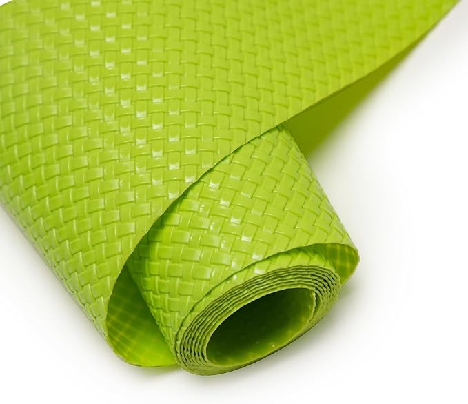Shelf Liners for Cabinets-Drawer Liner Cabinet Liners for Shelves Kitchen,Non-Adhesive,Non-Slip,Green,12 x 60 inch by vortiara