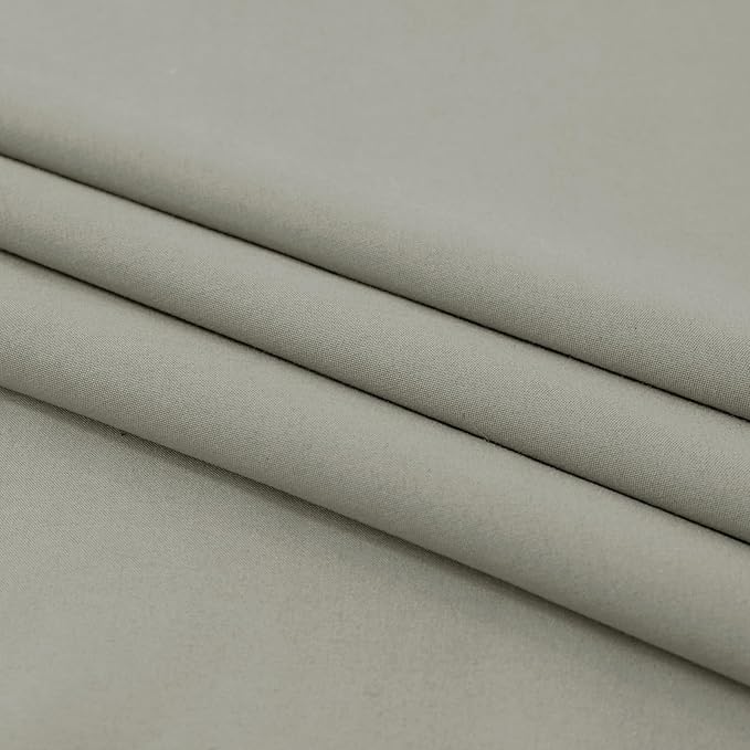 L.Z.E Grey Light Filtering Curtains for Living Room, Privacy Non-See-Through Curtains 108 Inches Long 2 Panels Set, Gray Window Panels for Bedroom Nursery Extra Long Rod Pocket Top - Image 7