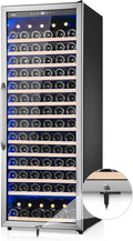 24 Inch Wine Cooler Refrigerator, 179 Bottles Professional Wine Cellars with Powerful Compressor,Quiet Operation and Elegant Design for The Wine Lovers by Velieta-SpecialistinFridge