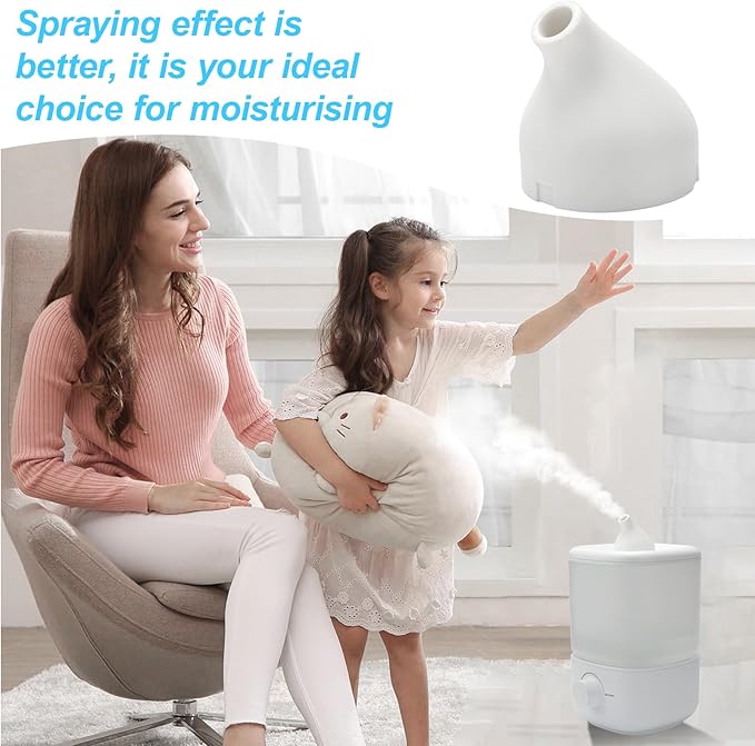 Humidifiers Spray Nozzle for Levoit Classic 160, Guided Diffusion of Water Mist, White 1 Pack - Image 7