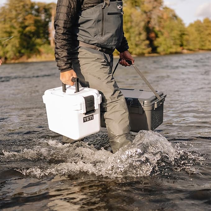 YETI LoadOut 15 GoBox Divided Waterproof Cargo Case, Dry Box, Camera Case, Fishing Tackle Box, Wetlands Brown - Image 7