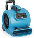 ALORAIR 3000 CFM Air Mover Blower Fan for Industrial, Floor Drying Fan, Carpet Dryer - Timer, Handle Wheelkit, Carpet Buckles, Stackable, for Water Damage Restoration and Plumbing - GE3000HTC by ALORAIRSOLUTIONSINC0J0DC