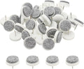 PATIKIL 28 mm Nail-on Felt Pads, 72 Pcs Round Felt Furniture Sliders Pads Heavy Duty Floor Protectors for Wooden Chair Sofa Cabinet Table Leg Feet Hardwood Floors, White by PATIKIL