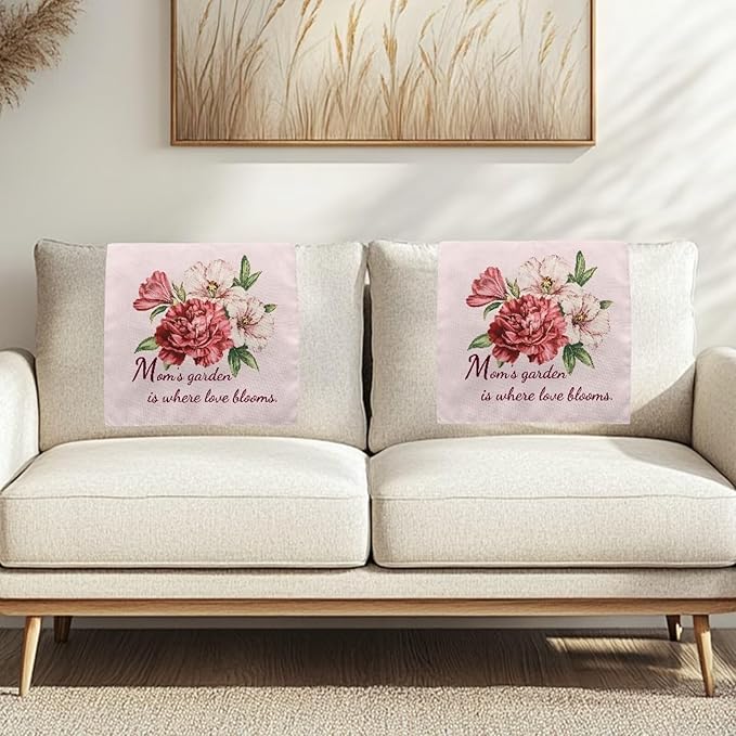 Flower Fashion Headrest Cover for Recliner Non Slip Recliner Decorative Headrest Slipcovers Wear Resistant Slipcover for Sofa Easy to Install Mother's Day Decor - Image 3