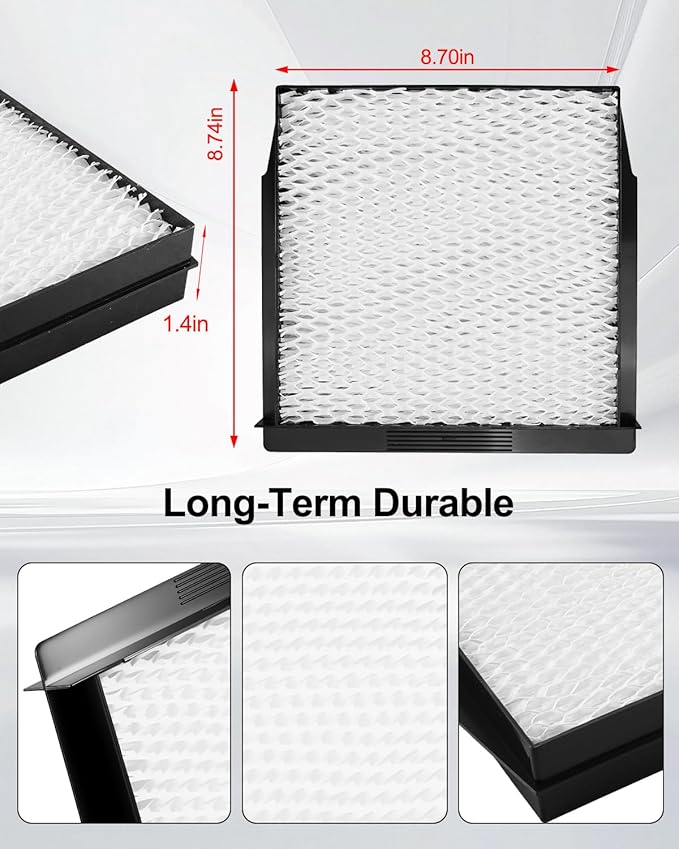 4PCS 1040 Humidifier Wick Filter Fit for Essick AIRCARE Air humidifier Models B23 DP3 B40 B40-C 3D6-100 5D6-700 7D6-100 B23-710 B23-810 D46-720 - Image 2
