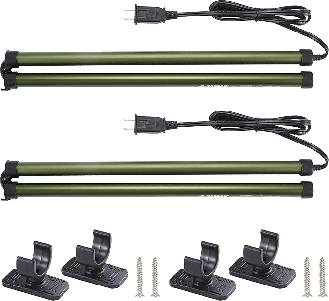 2 Pack Gun Safe Dehumidifier Rod | Dehumidifier Rod For Enclosed Spaces, Gun Safe & Vault, Cabinets | Protect Valuables & Stop Humidity, & Moisture | Foldable, 4 Mounting Brackets | 32''/81cm by Zarpax
