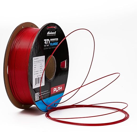 INLAND Micro Center PLA+ 3D Printing Filament 1.75mm - PLA Pro Dimensional Accuracy +/- 0.03 mm - 1kg Cardboard Spool (2.2 lbs) (1 Pack True Red, 1.75mm) - Image 7