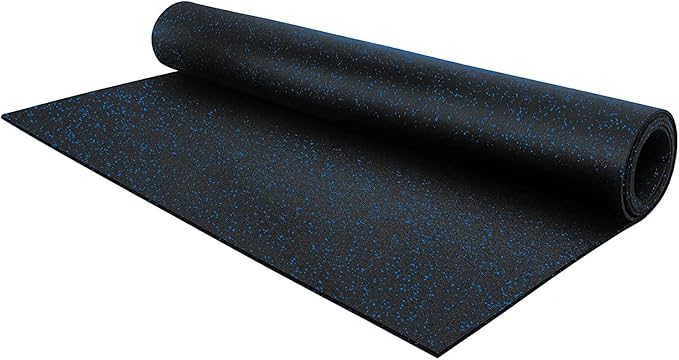 Flooring Inc's 1/4" Thick Tough Rubber Flooring Roll | Flexible Recycled Rubber Floor Mats for Home Gym | Heavy Duty Rubber Mat for Home Gyms, Sheds, Horse Stall Mat or Trailer by IncStores