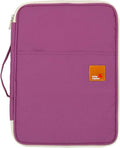 Document A4 Bag Case Waterproof Organizer Portfolio Office Travel Zipper Multi-Function Pouch by El-fmly