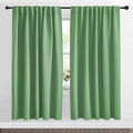 NICETOWN Blackout Curtain Panels Window Draperies - (Forest Green Color) 70x72 inch, 2 Pieces, Insulating Room Darkening Blackout Drapes for Bedroom by NICETOWN