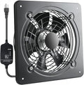 16 Inch Wall Window Exhaust Fan Wall Mounted Ventilation Fan 1040 CFM High-Speed1560 RPM Basement Extractor Fan Industrial Fan for Home Garage Office Commercial Use (16 Inch+Speed Control) by yeler