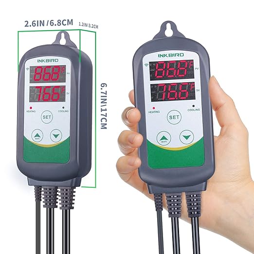 Inkbird WiFi ITC-308 Digital Temperature Controller Thermostat Remote Monitoring Controlling Home Brewing Fermentation Breeding Incubation Greenhouse - Image 4