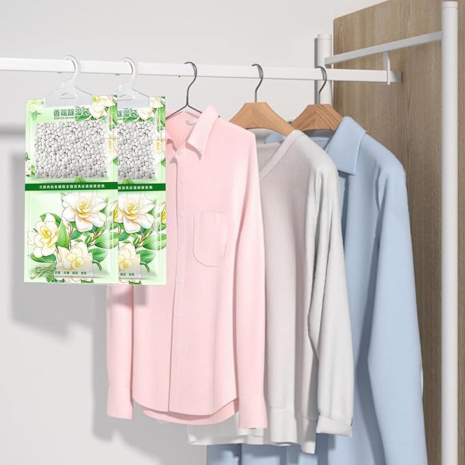Moisture Absorbers for Closet | Moisture Remover Pack,Scented Dehumidifier Packs Hangable, Humidity Remover Bag for Shoe Cabinet Dormitory - Image 3