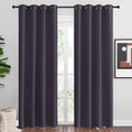 NICETOWN Greyish Purple Blackout Curtains 86 inches Length for Living Room, 2 Panels, 55" Wide, Thermal Insulated Long Drapes for Large Window by NICETOWN
