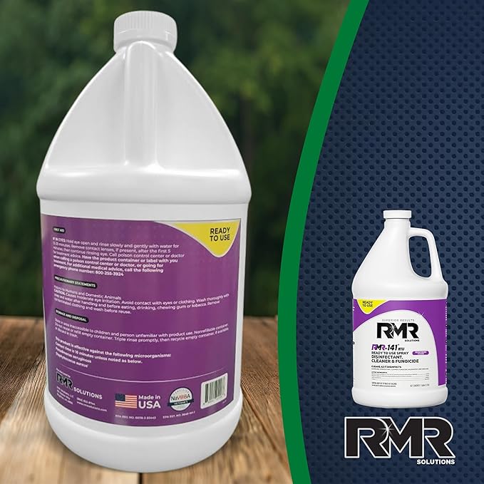 RMR-141 EPA Registered Mold and Mildew Killer, Eliminates Odors, Removes Mold, Mildew, Bacteria, and Viruses, 1 Gallon Bottle - Image 9