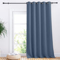 NICETOWN Bedroom Window Blackout Curtain Panel - Thermal Insulated Blackout Drape/Drapery for Loft, Guestroom (Stone Blue, 1 Panel, 70 x 95 inch) by NICETOWN