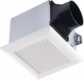 Tech Drive Bathroom Exhaust Fan 60 CFM, 0.3 Sone, 4-Inch Duct,No Attic Access Needed,Super Quiet Ventilation Fan, Easy to Install Ceiling Mounted, White, ETL Certified by TechDrive