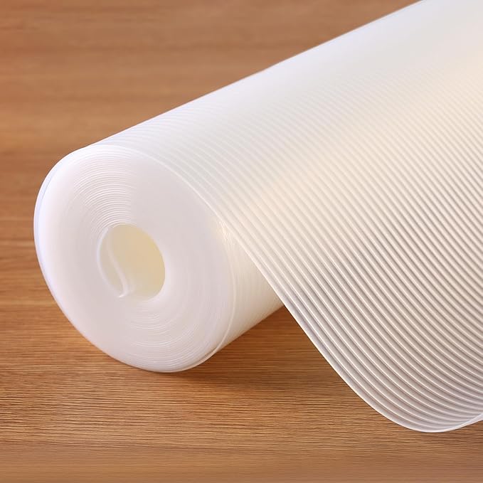 Shelf Liner, 14 Inches x 20 FEET Non-Slip Kitchen Cabinet Liner, Washable Oil-Proof Non-Adhesive Contact Paper for Kitchen Drawer, Cabinet, Shelves, Refrigerator, Storage, Desks, coutertops by TEZZ
