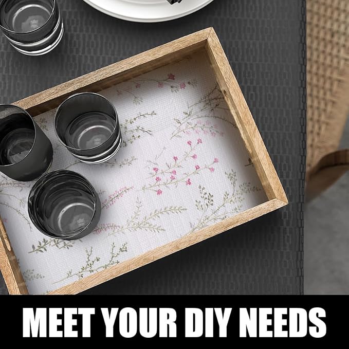 Floral Drawer and Shelf Liner for Cabinets 24IN x 10FT, Non-Adhesive and Strong Non-Slip Flower Shelf Cabinet Drawer Liners for Kitchen,Table,Bookshelves,Waterproof Cupboard Liner - Image 7