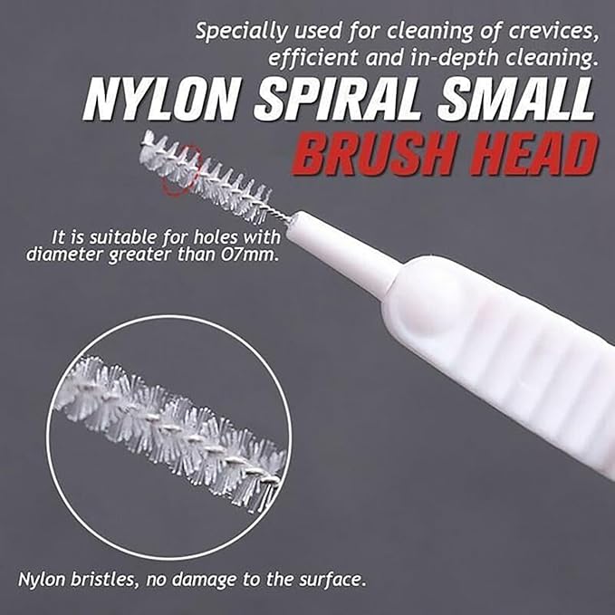 Gap Hole Anti-Clogging Cleaning Brush, 2025 Upgrade Shower Head Brush Shower Head Cleaning Brush Shower Head Cleaner Tool Multifunctional Shower Head Cleaning Brushes for Household Bathroom (40Pack) - Image 5