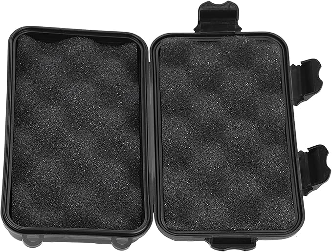 Water - Tight Storage Box | EDC Outdoor Survival Container for Electronics/Fishing Gear/Camping | Particle - Protected & Shock - Absorbing Dry Box with Silicone Gasket, 2 Sizes (Large - Image 5
