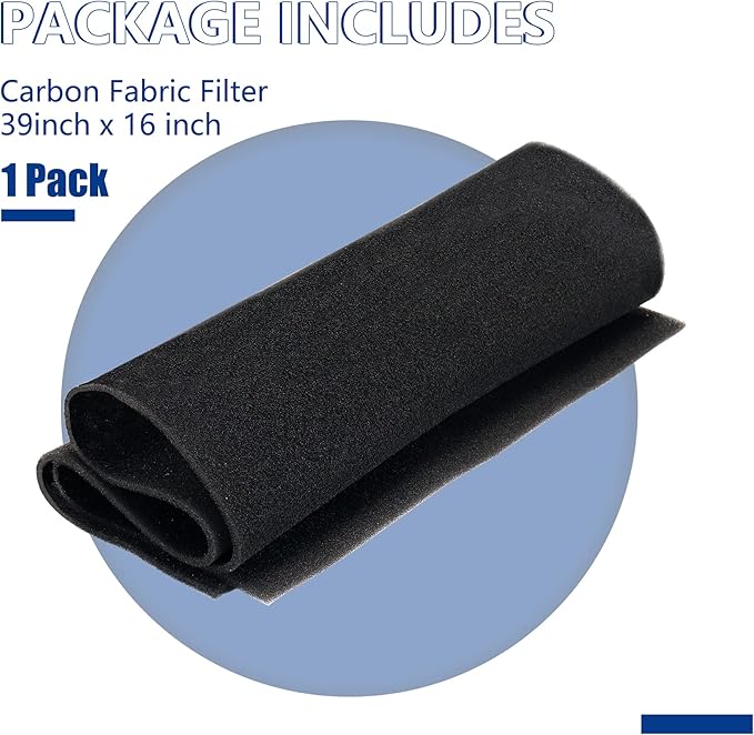 Cut to Fit Foam Pad Pre Filter, Air Purifiers Filter Replacement, Compatible with Most Air Conditioner, Trash Cans, Dehumidifier, 39 x 16 inch, 1 Pack - Image 7