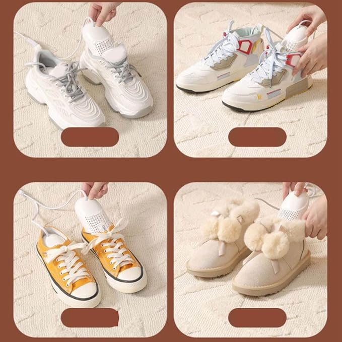Household Shoes Dryer Portable Boot Dryer Electric Boot Dryer Shoe Heater Dryer Shoe Dryer Travel Boot Dryer for Work Boots Socks Ski Boots(US Plug-Purple Light) - Image 6