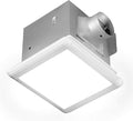 Homewerks 7145-80V-HS Dual Speed Bathroom Exhaust Fan with Integrated Dimmable LED and Automating Humidity Sensor, 1.0-1.5 Sones 80-110 CFM, Smart Moisture White by HomewerksWorldwide