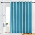 NICETOWN Lower Noise Room Divider Curtain Screen Partitions, Teal Blue, 1 Panel, 84" Tall x 120" Wide, Blackout Sound Reducing Divider Room Curtain Panel for Doorway/Glass Window/Sliding Door/Patio by NICETOWN