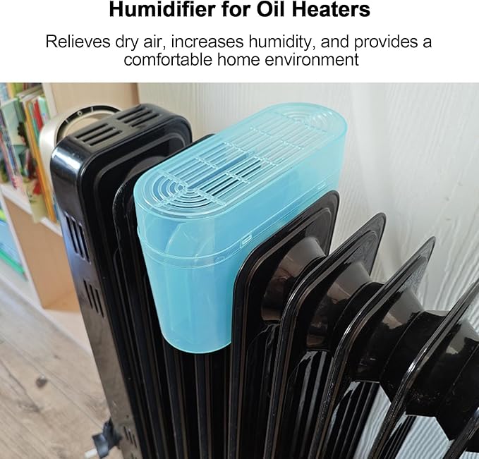 Radiator Humidifier, Oil Filled Humidifier Water Tank, Water Container for Heating, High Temperature Resistant Plastic, Relieves Dry Air, 6.5x6x2.6in - Image 3