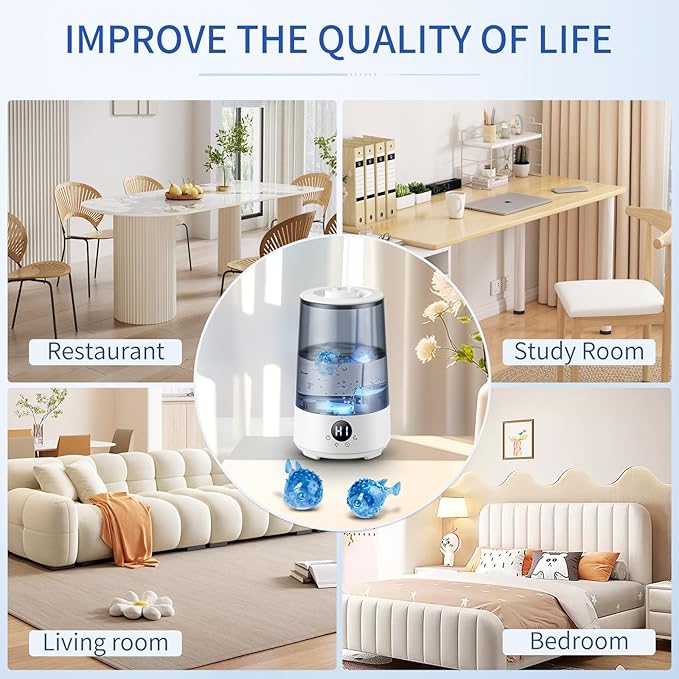 Humidifier Cleaning Fish 12-Pack: Demineralization Cartridge to Purifier Water | Prevent White Dust & Scale | Remove Odor | Universal Water Cleaner for Most Humidifier Tanks - Image 8