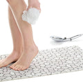 Non Slip Bathtub Mat Shower Mat for Tub - Loofah Bath Mats for Bathroom - 31x16 Bathtub Floor Mat - Textured Anti Slip Bath Mat Without Suction Cups - Secure Mat for Wet Areas (31x16 Pebble) by ENKOSI