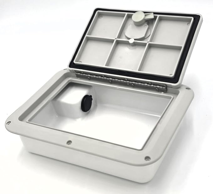 DPI Marine Glove Box with Charging Station 9" x 12" x 2-1/2" (Depth) - DPG912 w/USB (Made in USA) by DPIMarine