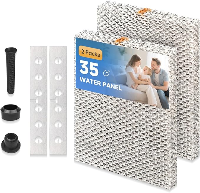 35 GA35 Replacement Humidifier Water Panel Evaporator Compatible with Aprilaire H635EZ1A 4839 Kit Filter or 560, 568, 600, 700, 760, 768 350, 360, 10" x 13" x 1.75" 2-Pack by Unknown