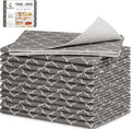 Cooyes 12 Pack Refrigerator Shelf Liners for French Door Fridge, 17.7" × 36" Extra Large, Non-Slip Fridge Mats Machine Washable, Refrigerator Drawer Liner for Glass Shelves Kitchen Cabinet by Cooyes