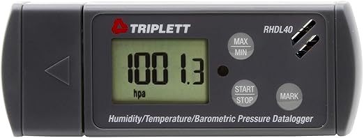 Triplett RHDL40 Temperature / Humidity / Barometric Pressure PDF Data Logger with Certificate of Traceability to NIST - Record 16,000 Readings Each - Image 5