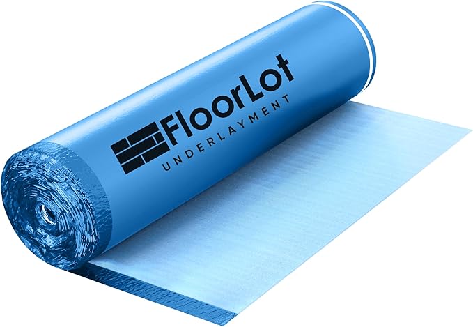 BlueStep Underlayment with Moisture Barrier for Laminate and Wood Floors, (200 sq.ft Roll) by Unknown