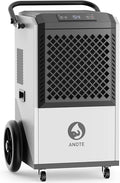 250 Pint Commercial Dehumidifier for Industrial Basement Heavy Duty Commercial-grade Portable Dehumidifiers 8000sqft for Large Spaces,Warehouse Grow Room, Water Damage Restoration by ANDTE