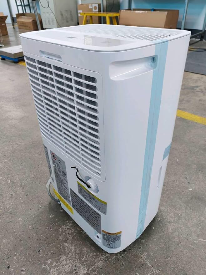 ARLIME 150 Pints Dehumidifier with Pump, 7000 Sq.Ft Dehumidifier w/24H Timer, LED Display, Child Lock,2 Drain Hoses & Auto Defrost for Basement Garage Home Office (150 Pints) - Image 9