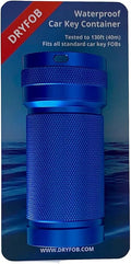 DRYFOB Waterproof PLB or Car Key Container, Case, Holder for Scuba Diving and Watersports, Rugged Aluminum, Rated to 1,200ft (365m) by DRYFOB